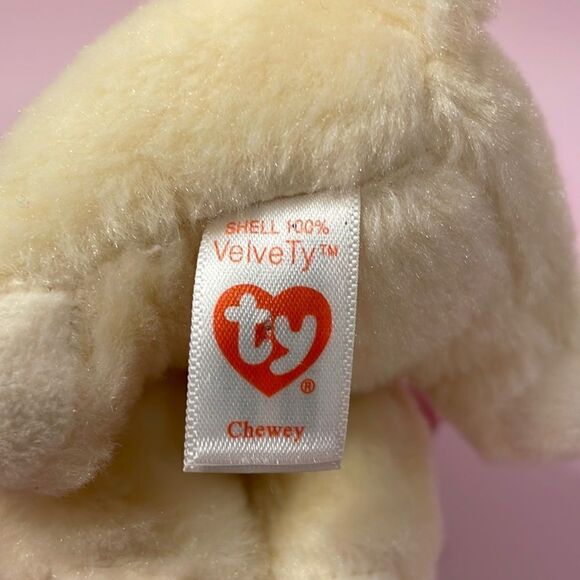 TY Beanie Boos Chewey the Chihuahua 6” Excellent Condition NWT 2019 Rainbow Boa - Picture 9 of 10
